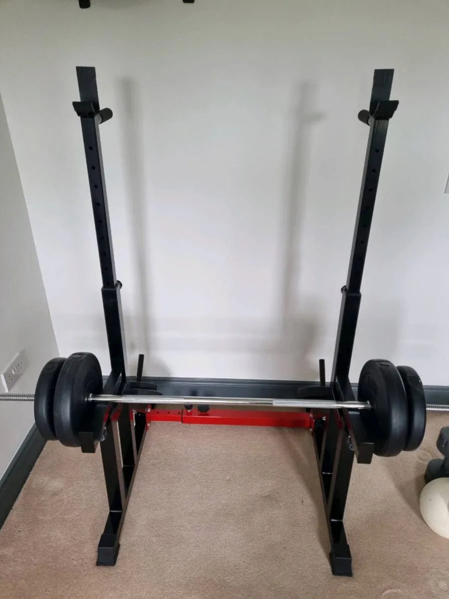 Gym weight and rack - Image 1
