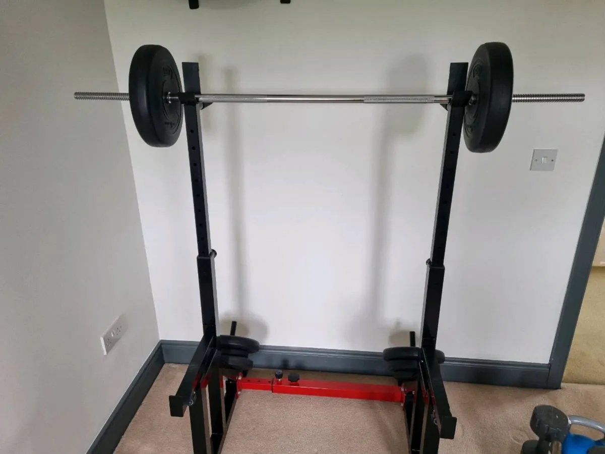 Gym weight and rack - Image 2