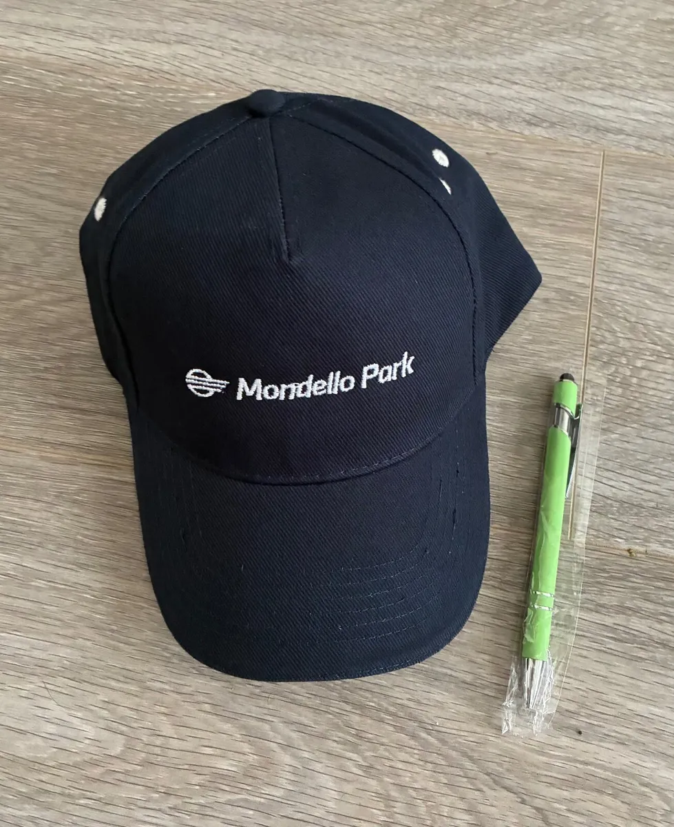 New navy Mondello Park classic baseball cap & pen