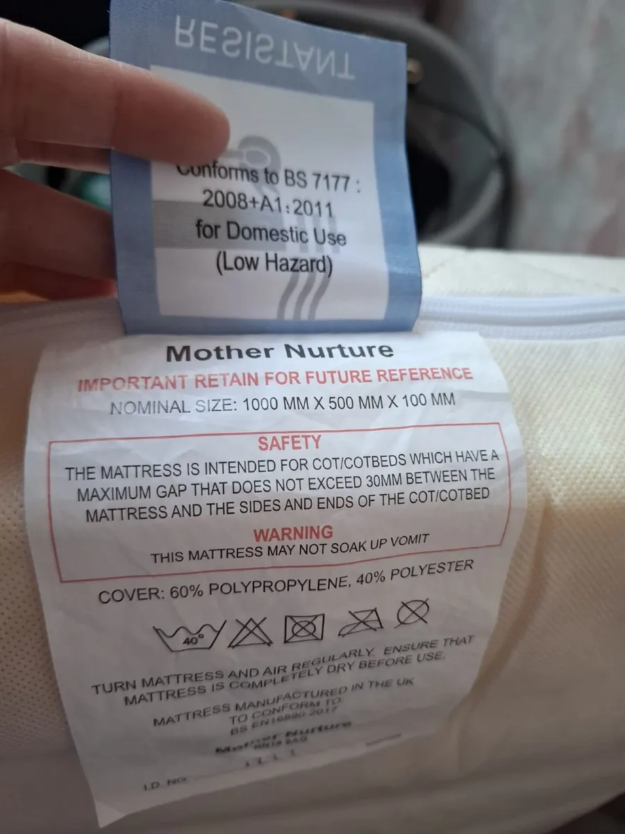 Cot and Matress - Image 3