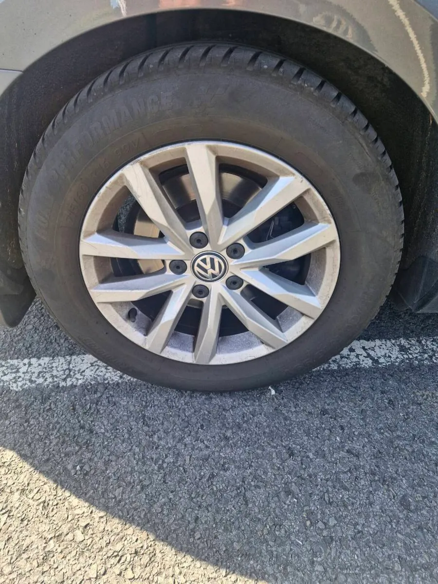 VW 16" ALLOYS WITH NEW TYRES - Image 3