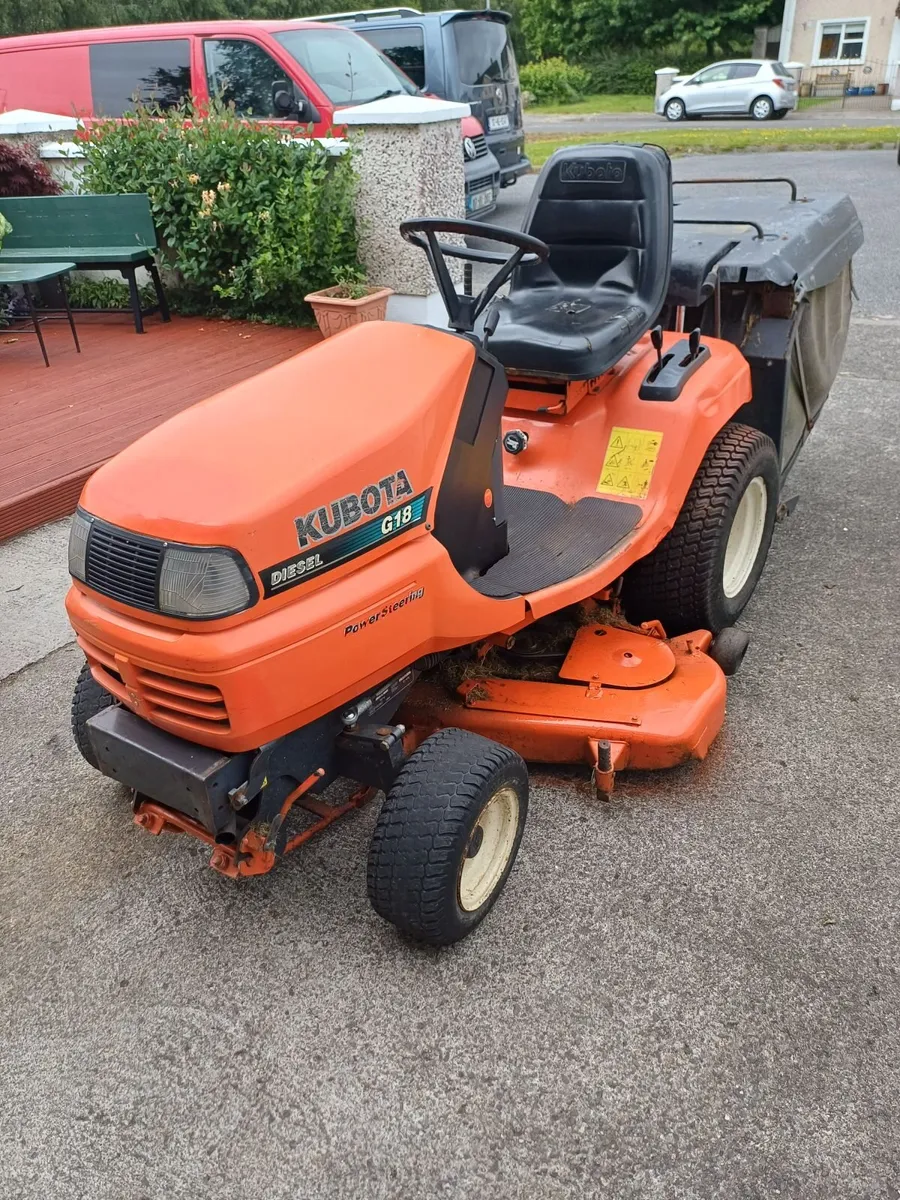 Kubota G18 Diesel Ride on Mower - Image 2