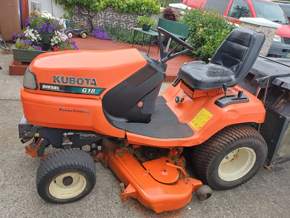 Kubota G18 Diesel Ride on Mower - Image 3