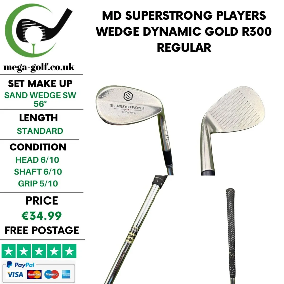 MD Superstrong Players Wedge Sw 56° / Regular - Image 1
