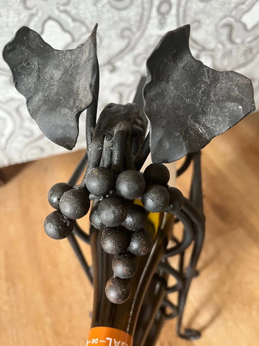 Wrought iron Wine rack - Image 1