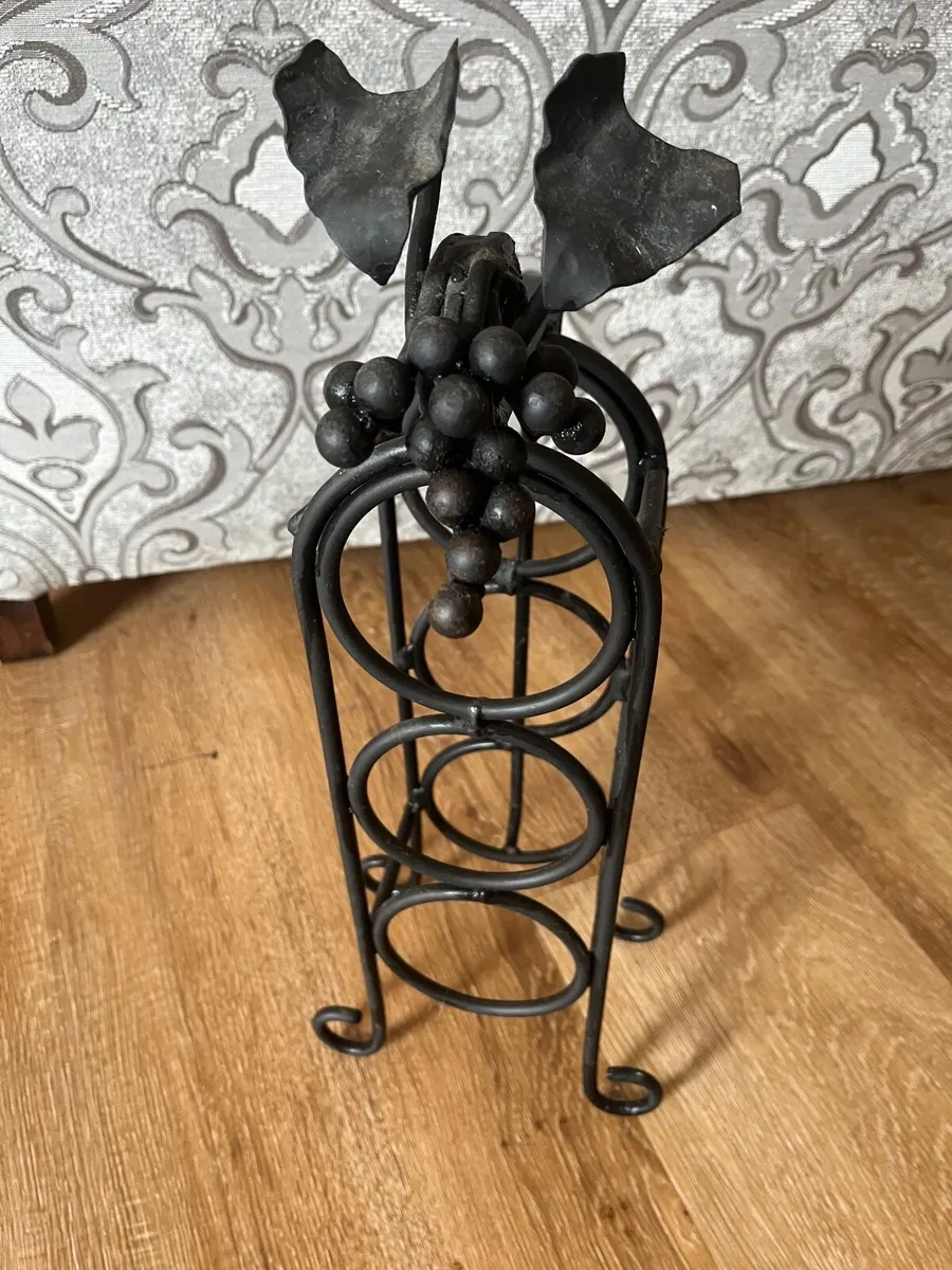 Wrought iron Wine rack - Image 2