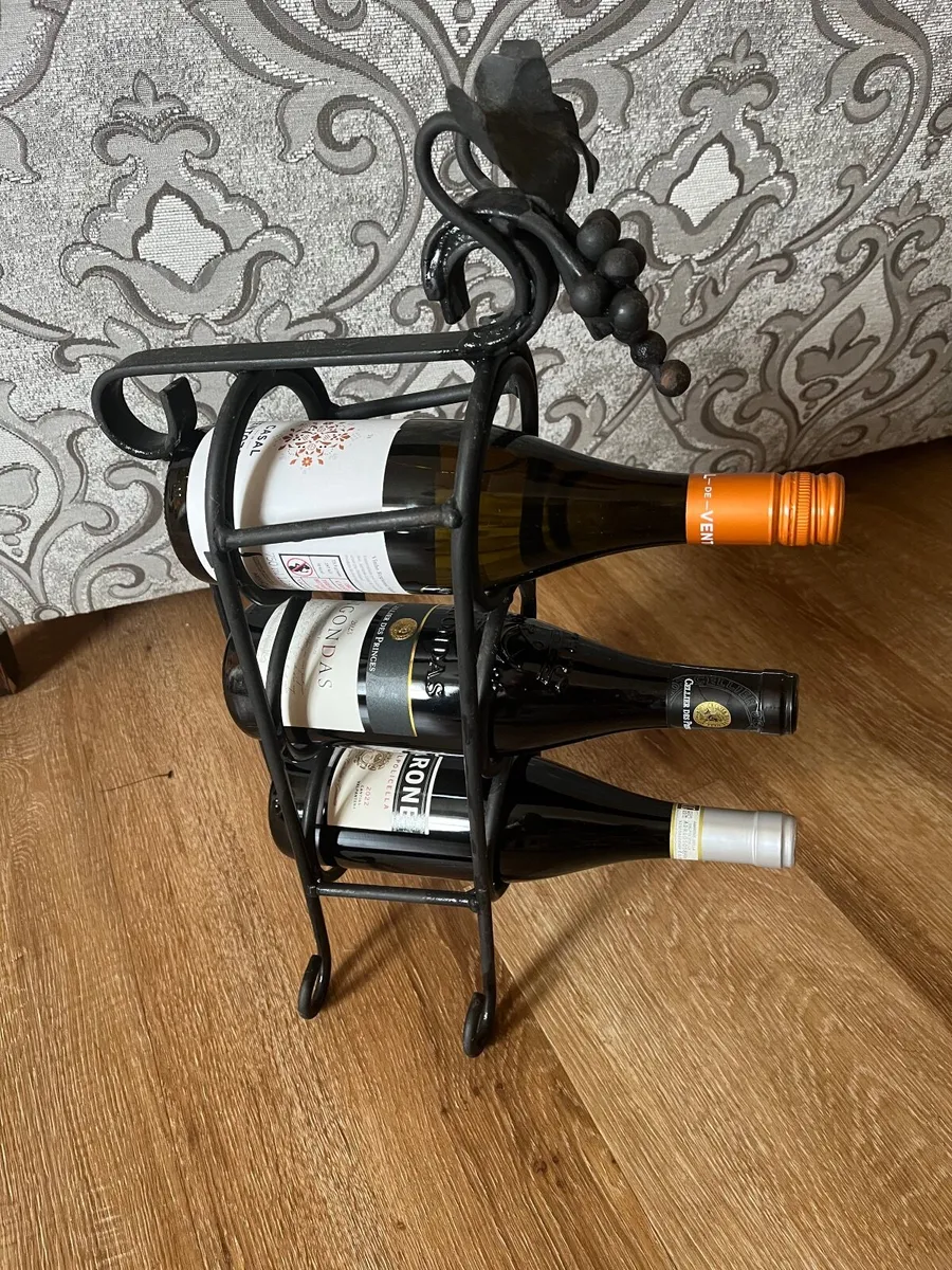 Wrought iron Wine rack - Image 3