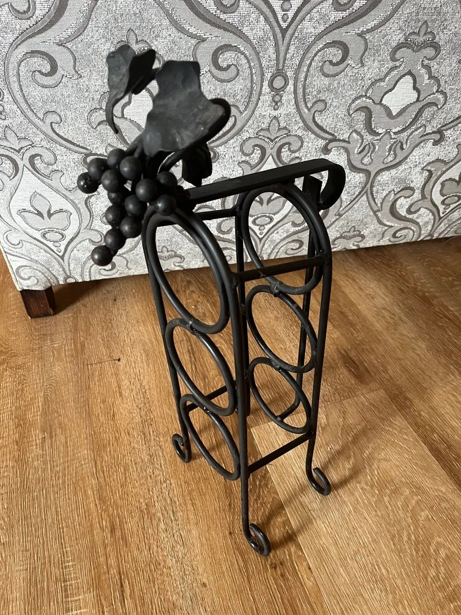 Wrought iron Wine rack - Image 4