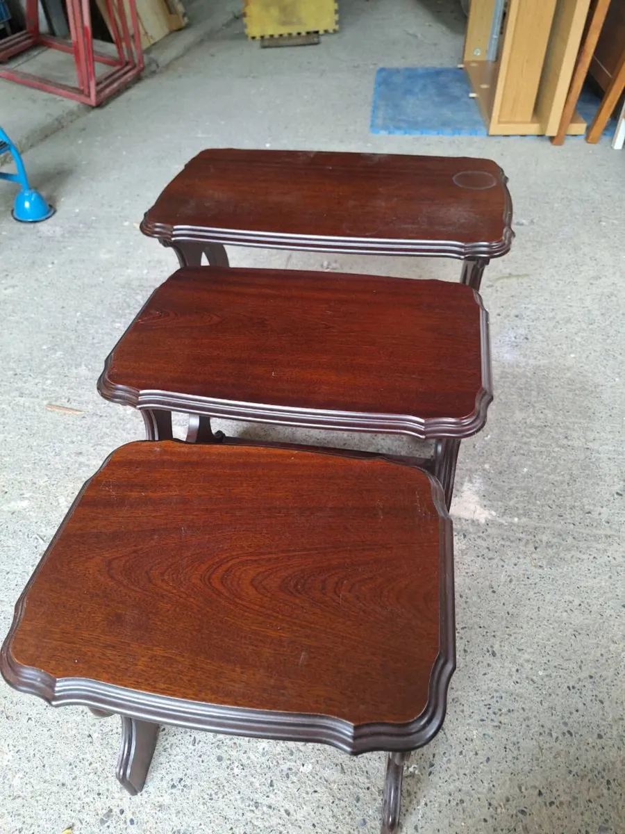 Vintage Nest of Tables – (DELIVERY) - Image 1