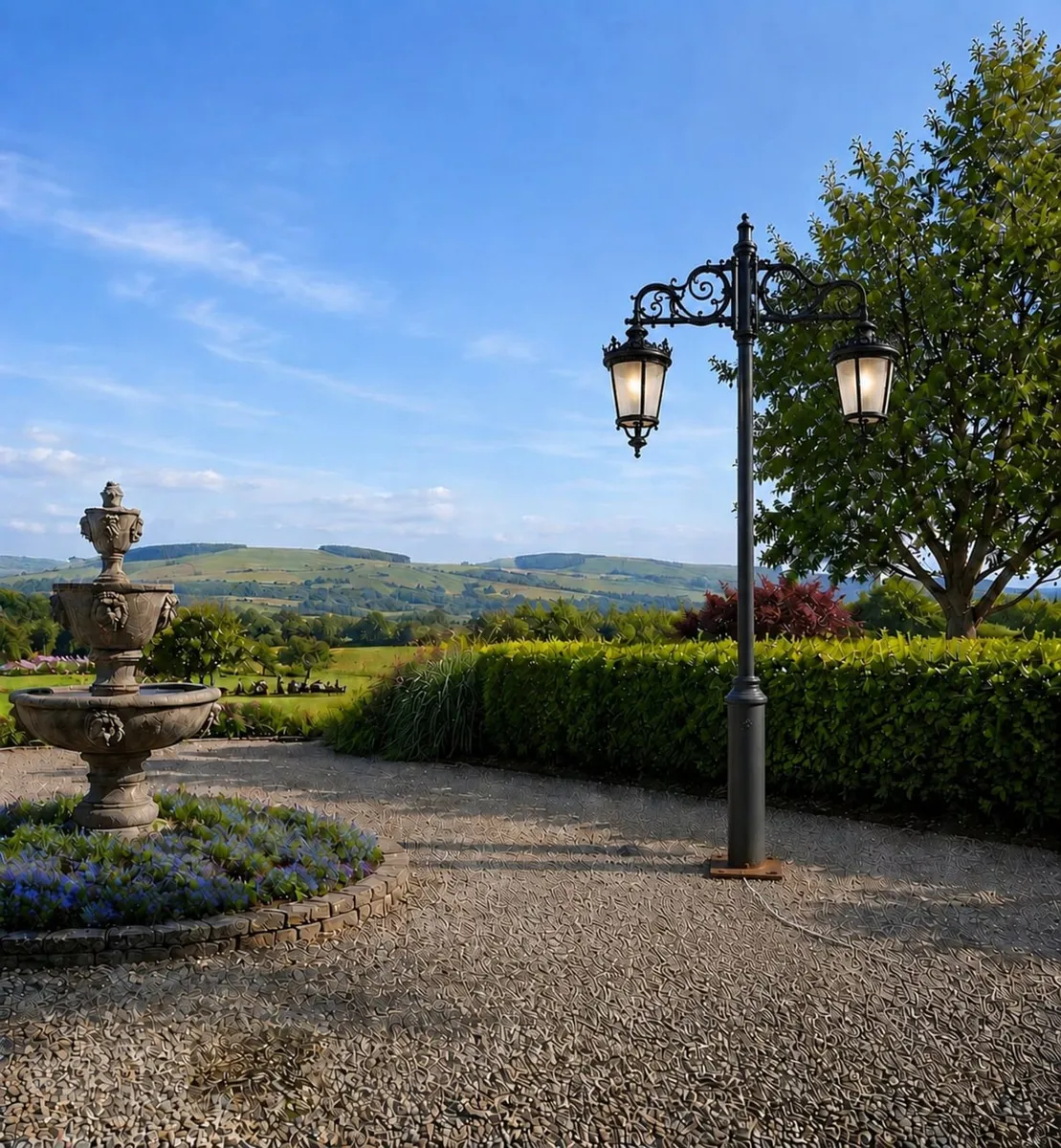 Beautiful 16 ft vintage lanterns, very unusual - Image 1