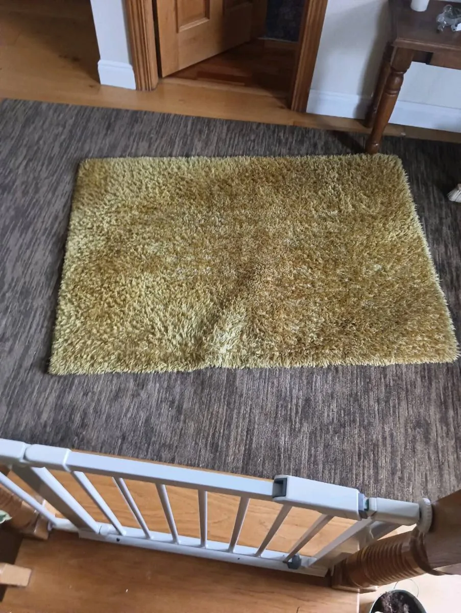 Lovely lemon spotless rug, like new - Image 1