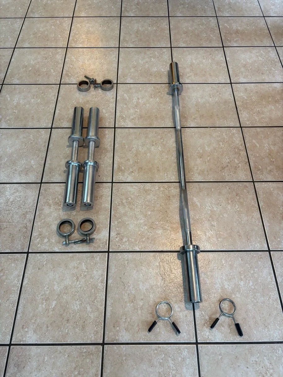 OLYMPIC EZ CURL BAR + OLYMPIC DUMBBELL BARS