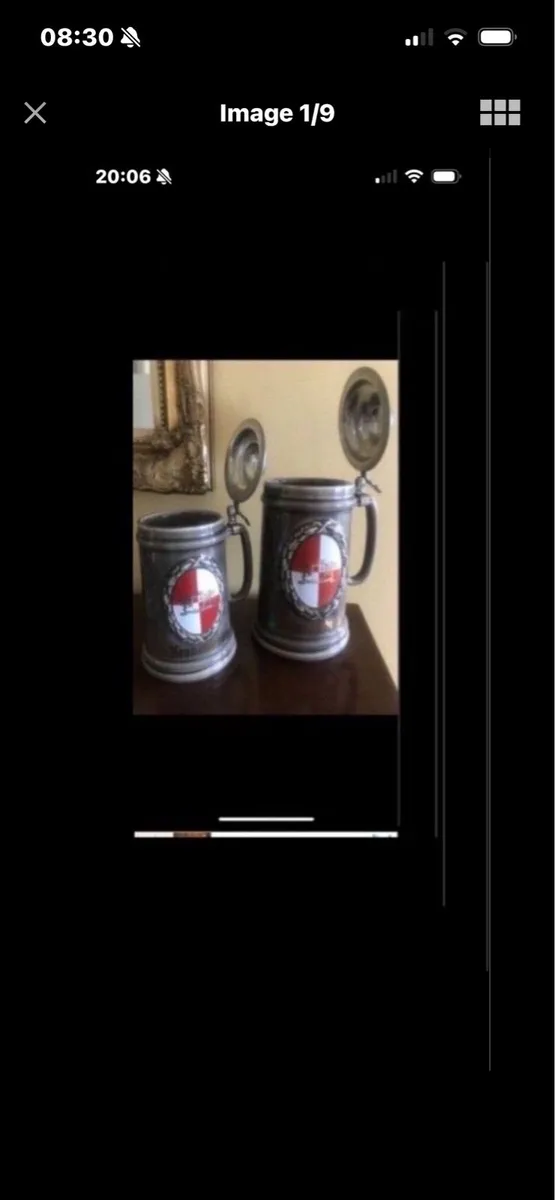 Vintage  Kronenbourg  Stein Set - Image 1