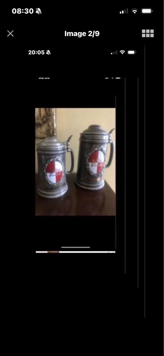 Vintage  Kronenbourg  Stein Set - Image 2