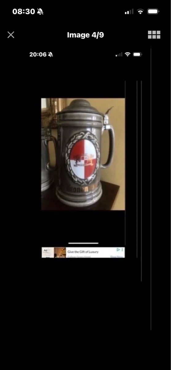 Vintage  Kronenbourg  Stein Set - Image 4