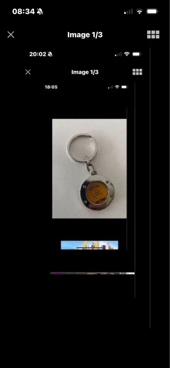 Rare Cutty Sark Key Ring/ Trolly Coin - Image 1