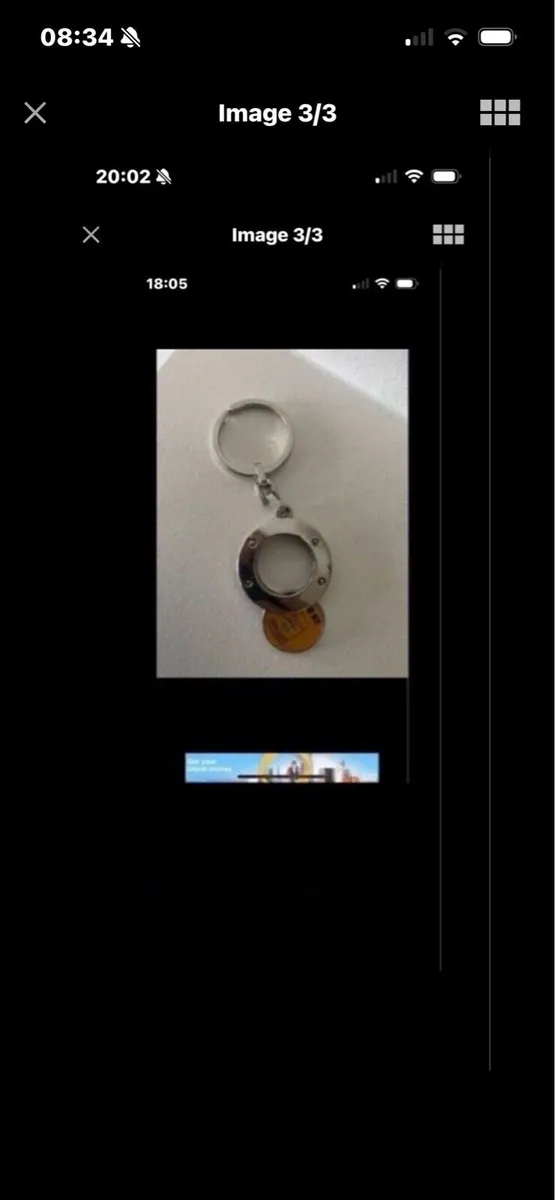 Rare Cutty Sark Key Ring/ Trolly Coin - Image 3