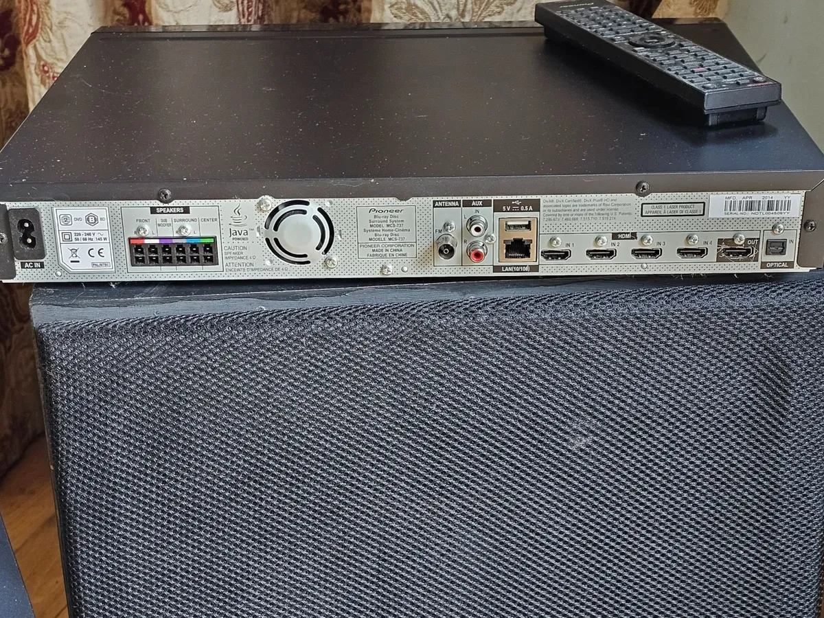 Pioneer 5.1 speaker 3D Bluray surround sound Home - Image 4