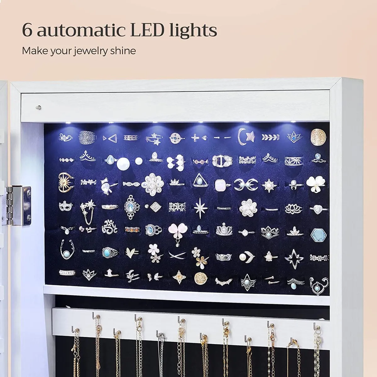 Make-Up Cabinet With 6 LEDs Free Delivery - Image 4