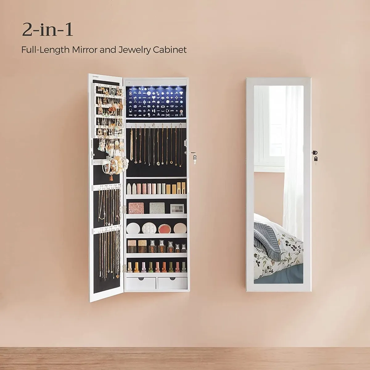 Make-Up Cabinet With 6 LEDs Free Delivery - Image 1