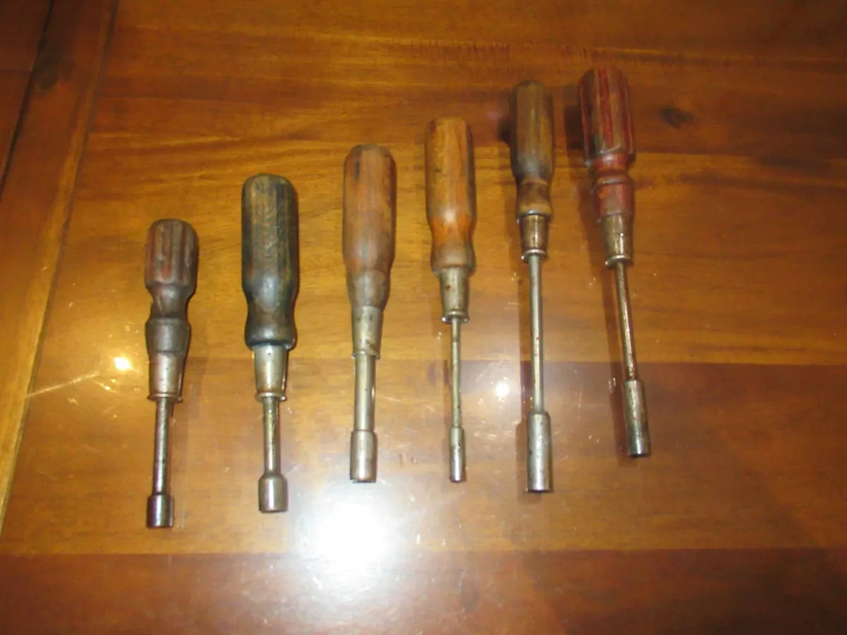 antiques vintage car tools  NUT SPINNERS cave pub - Image 3