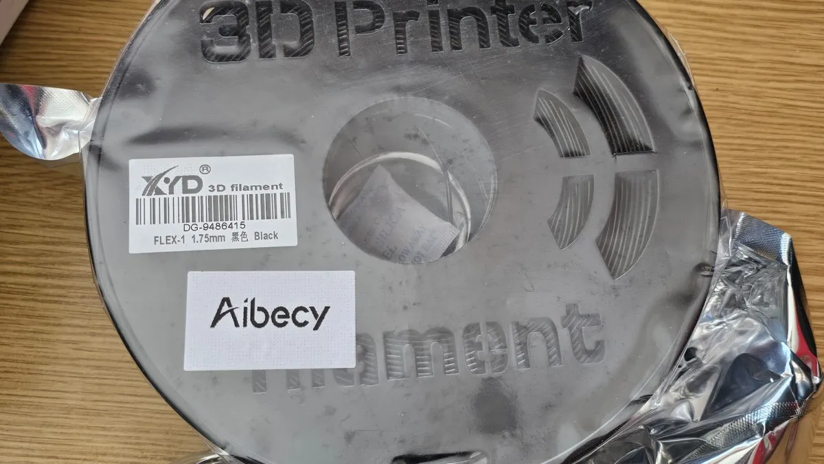 1KG 3D Printer filament Flex TPU 1.75mm Black Rubb - Image 3