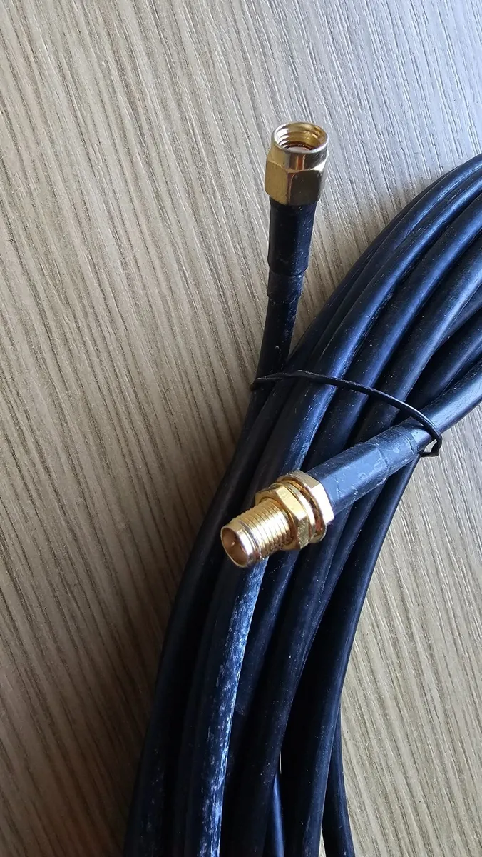 20m Wifi antenna aerial extension cable RP SMA 20m - Image 2