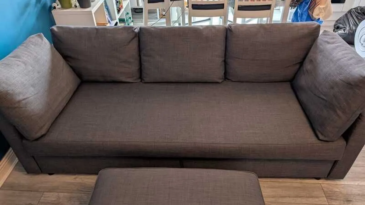 3 Seater Sofa-bed with Storage - Image 3