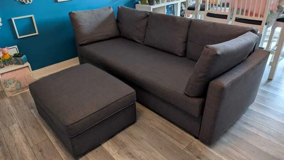 3 Seater Sofa-bed with Storage - Image 4