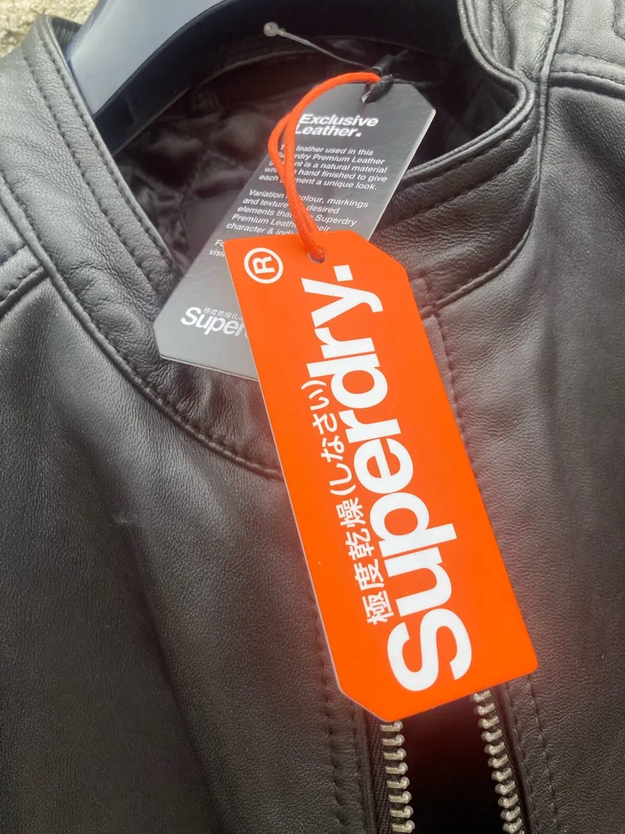 Mens Leather Jacket NEW - Image 2