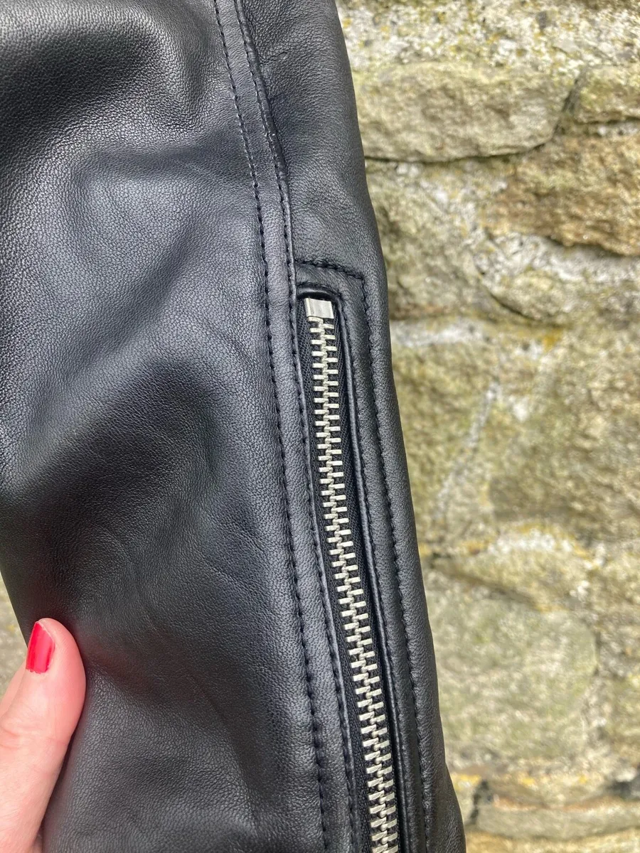 Mens Leather Jacket NEW - Image 4
