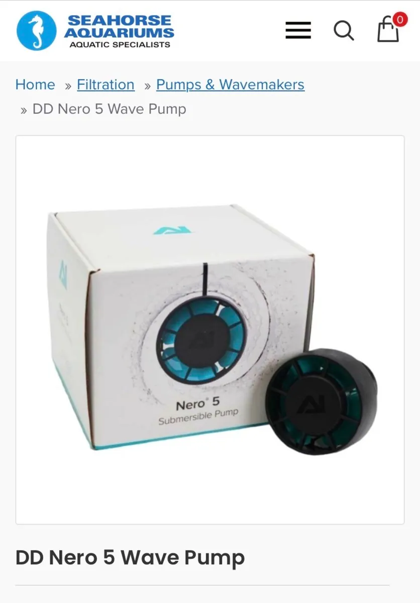 Aqua Illumination Nero 5 Submersible Wavemaker - Image 1