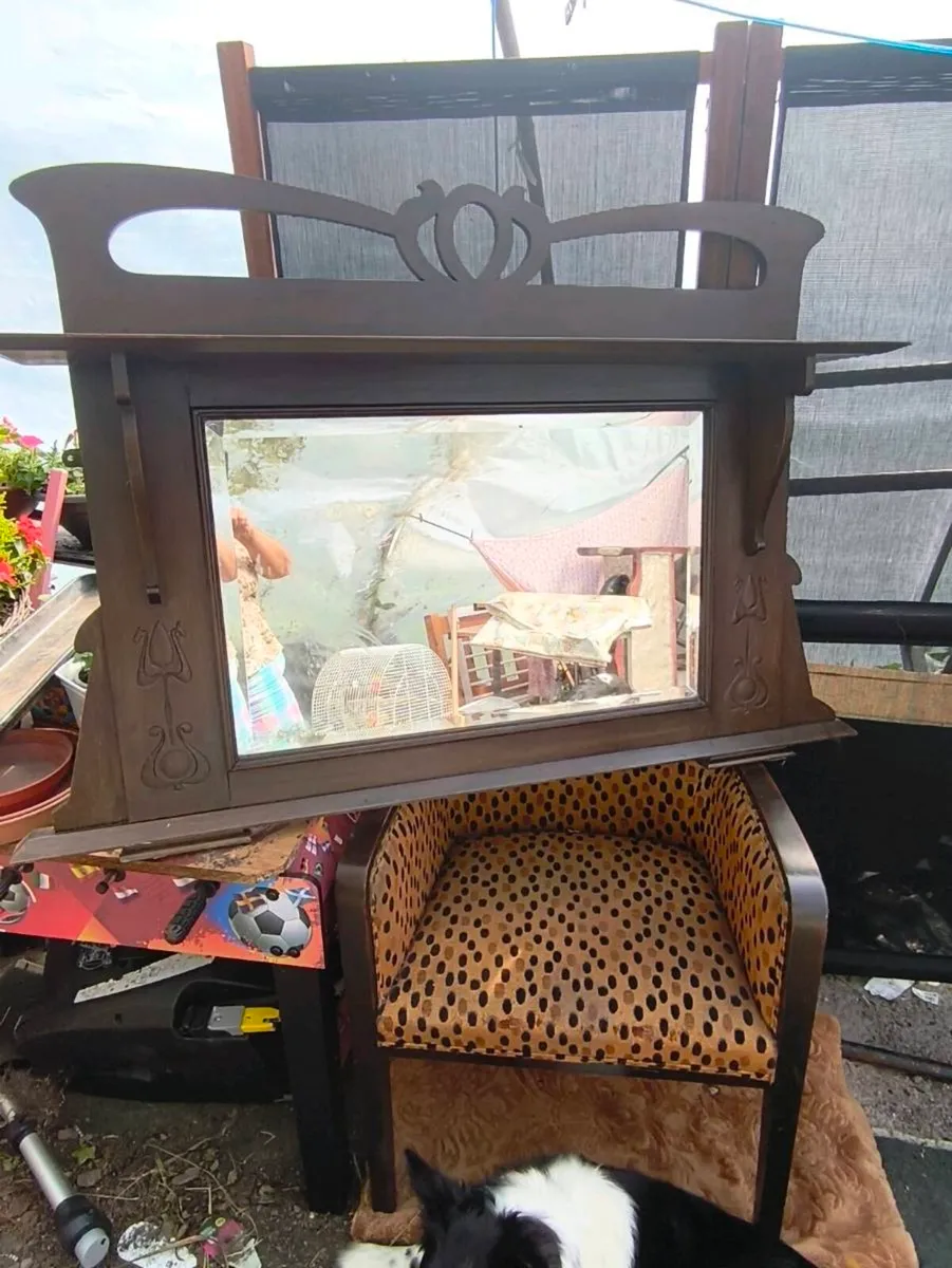 Antique effect mirror need Gon today Sunday 15 e - Image 4