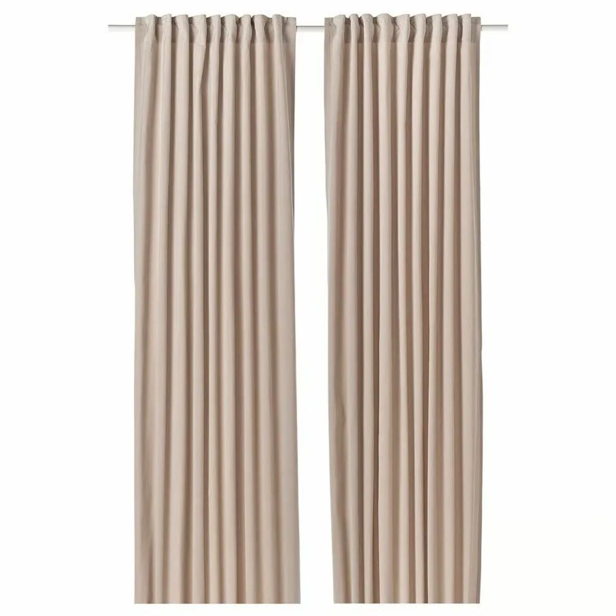 Tall curtains (beige, "sanela")