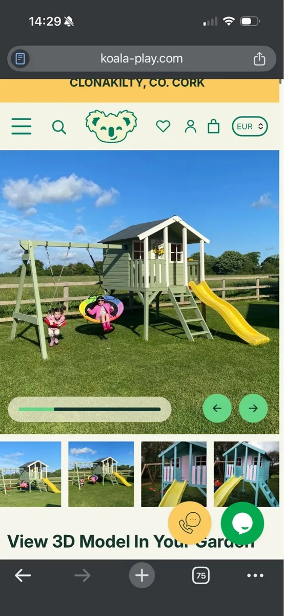Treehouse and swing set - Image 1