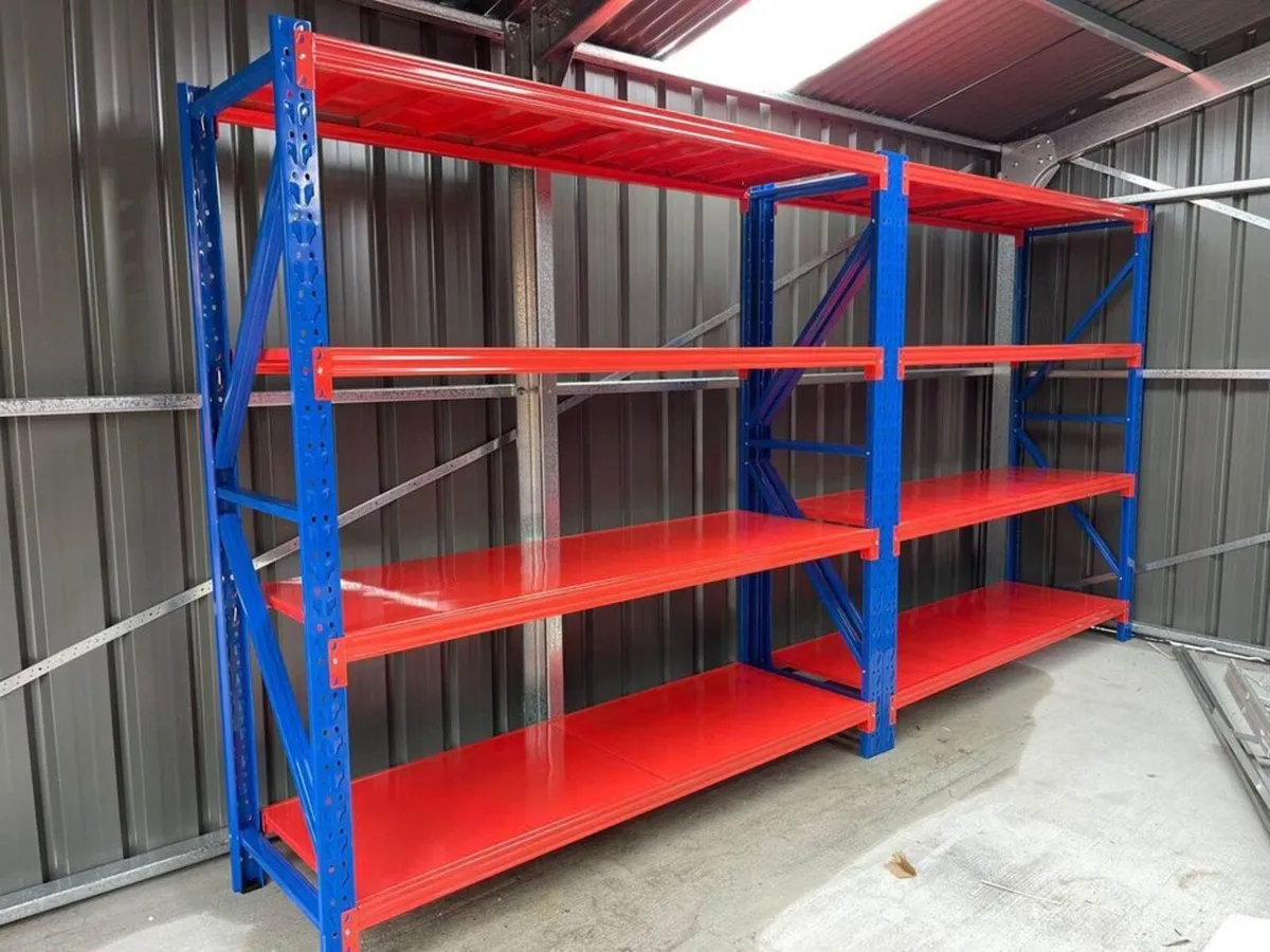 4 Layer Heavy Duty Metal Shelving Racking - Image 1