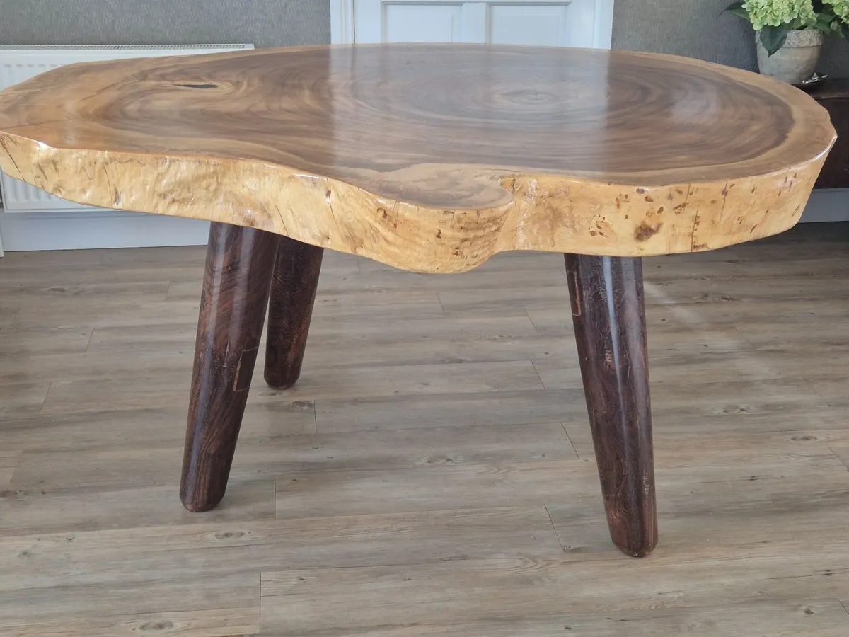Dining Table Acacia Wood - Image 3