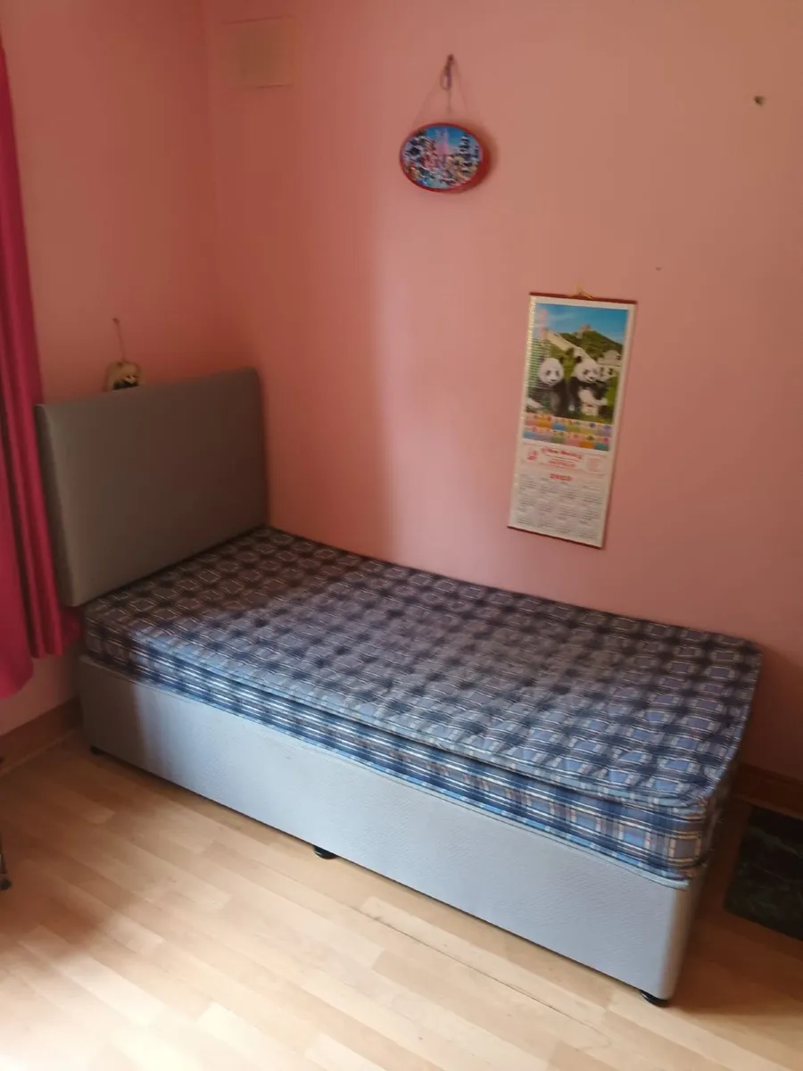 Single Bed with Headboard