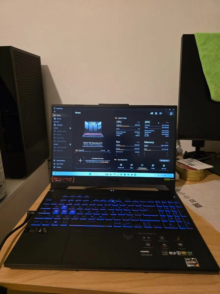 ASUS TUF A15 RTX 4060 140W Ryzen 7 7735HS 16GB - Image 1