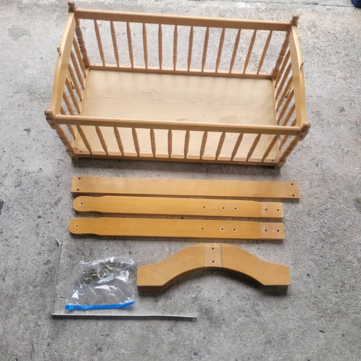 Free Wooden Crib - Image 1