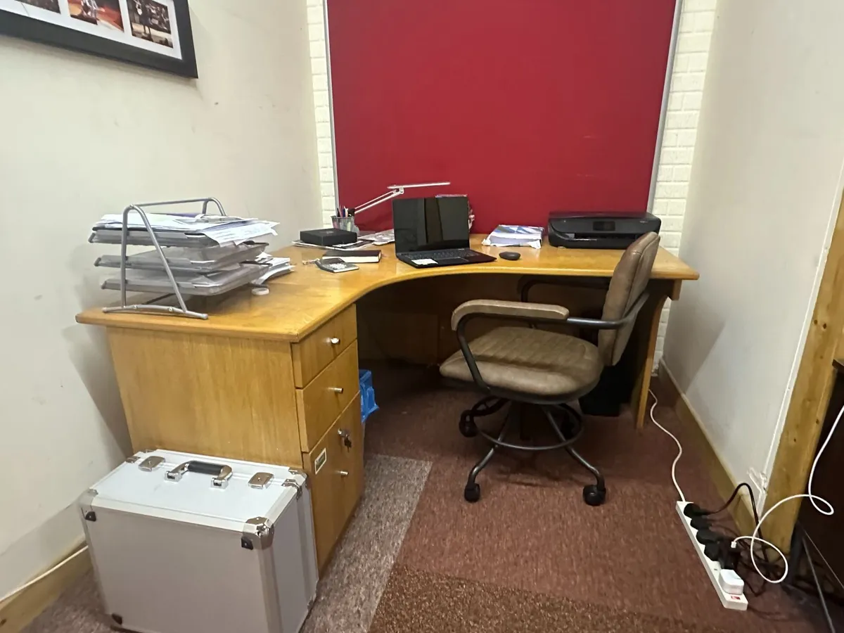 FREE 40+ office desks with dividers free to take - Image 4