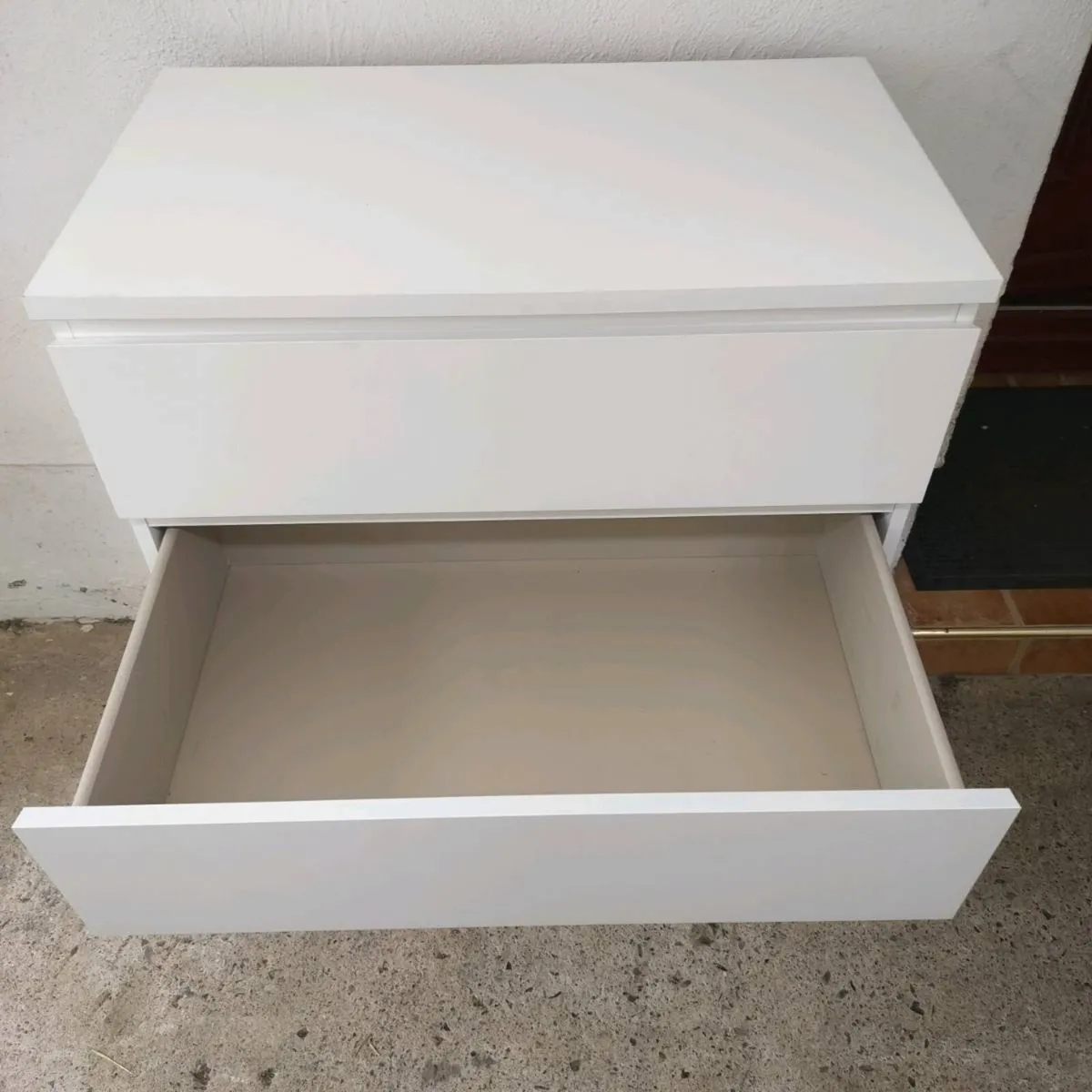 Chest of 4 drawers Malm white - Image 3
