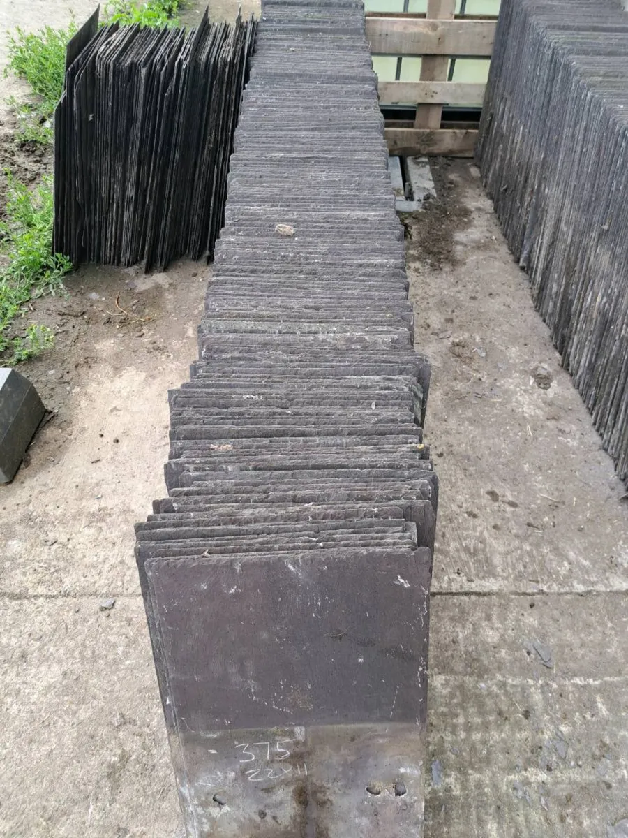 1000 qty  22x12 Reclaimed Bangor Blue Slates.