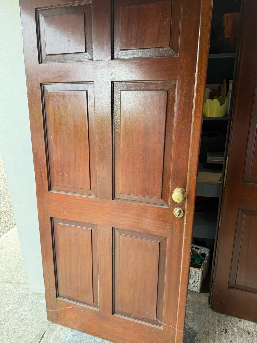Solid Timber Double external Doors - Image 2
