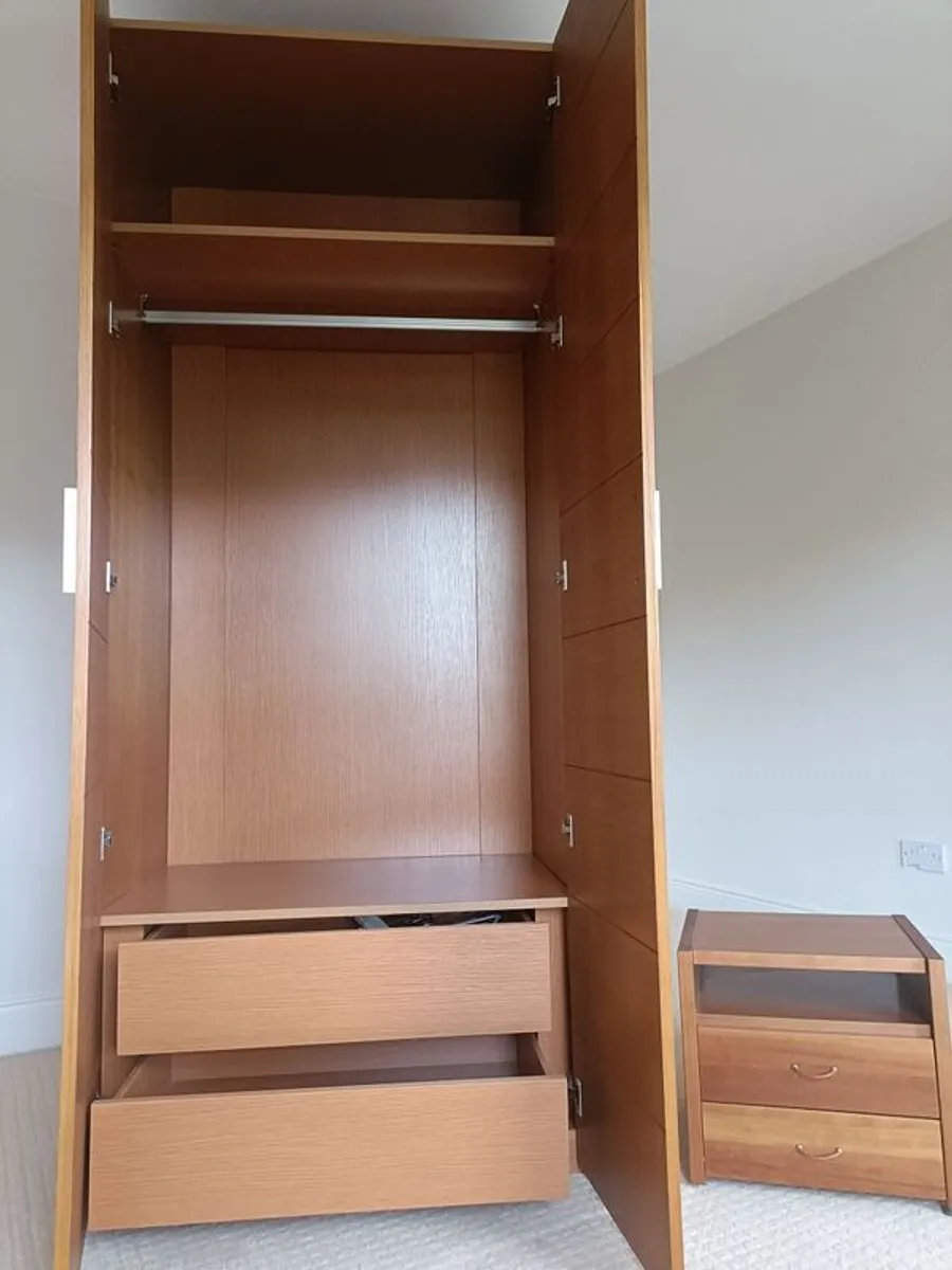 Wardrobe & Bedside Locker - Image 1