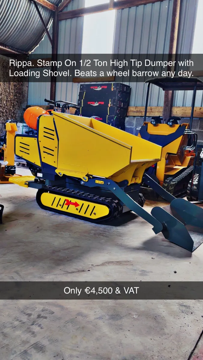 Rippa 1/2 ton High Tip Mini Dumper - Image 2