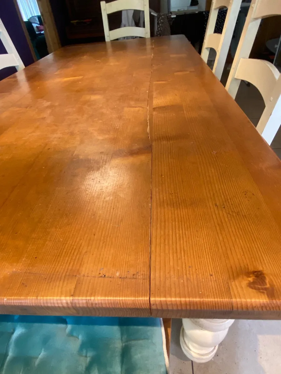 Dining Table and 6 chairs. FREE to take away - Image 2