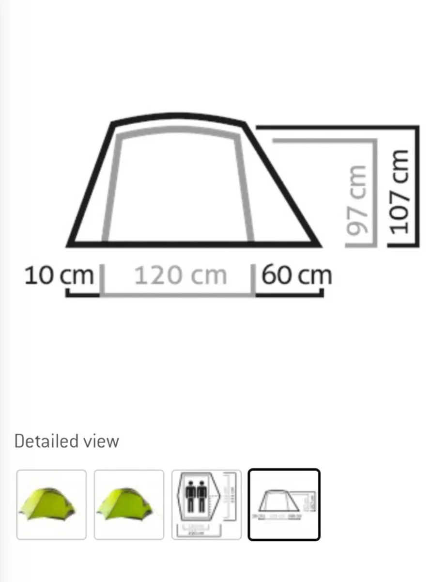 Salewa Micra II 2-Person Tent – New with Tags - Image 4
