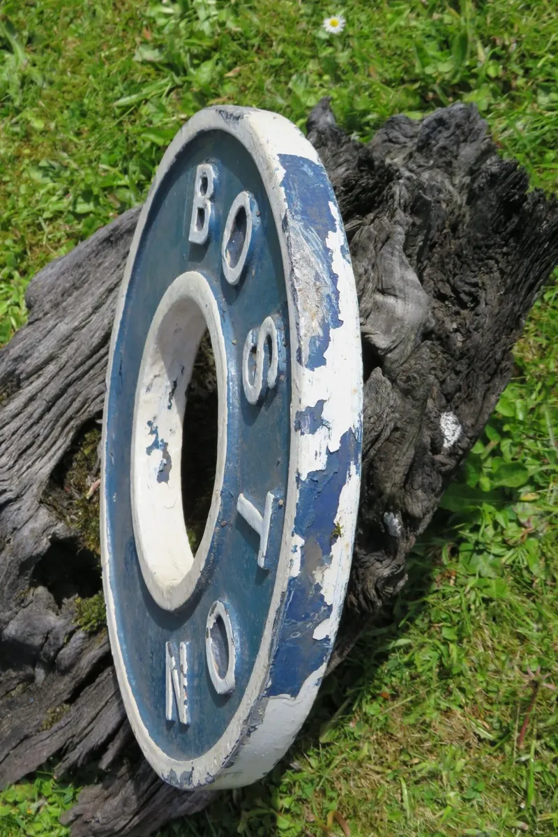 Vintage Nautical BOSTON Sign Ring - Image 4
