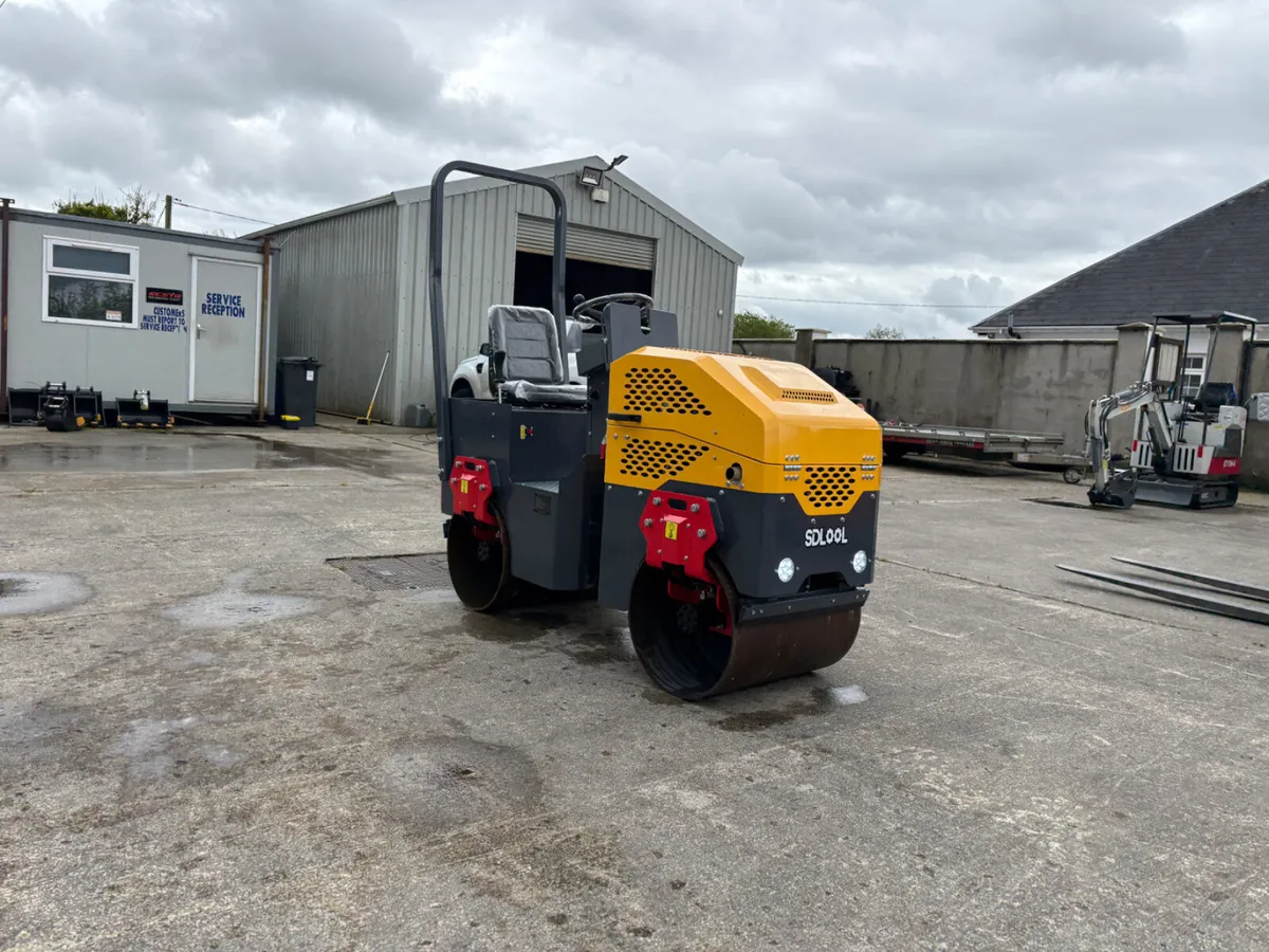New 1 Ton Twin Drum Vibrating Roller - Image 3